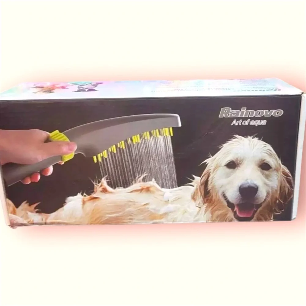 BNIB- Rainovo Dog Shower Attachment Sprayer.